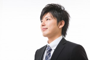 ビジネスマン 笑顔