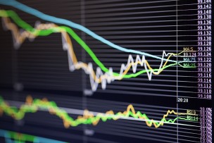 Foreign exchange market chart